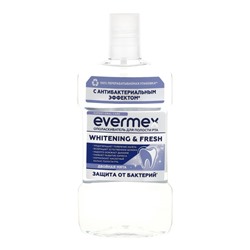 Ополаскиватель для рта Evermex Whitening& Fresh, 500 мл