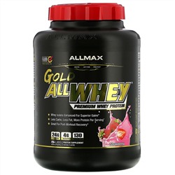 ALLMAX Nutrition, AllWhey Gold,  Premium Whey Protein, Strawberry, 5 lbs. (2.27 kg)