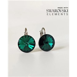 Серьги с кристаллами Swarovski