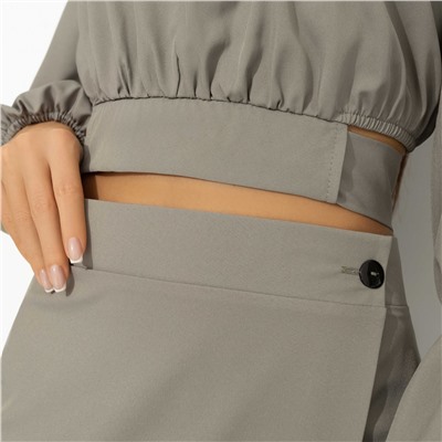 Комплект с юбкой дизайнерский, Когда хочешь вау-эффекта (зеленый)