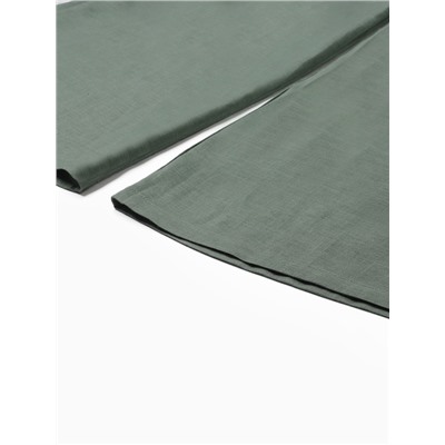 Брюки женские oversize MINAKU: Safari, зелёные, размер 42