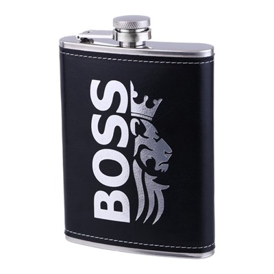 Фляжка BOSS, нержавеющая сталь, 240 мл, 8 oz