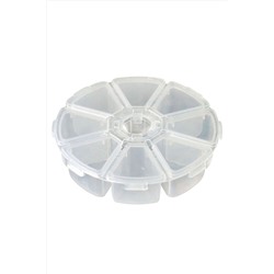 Kristaller Пластиковый органайзер для маникюрных принадлежностей, 8 отделений KRISTALLER, 1109069