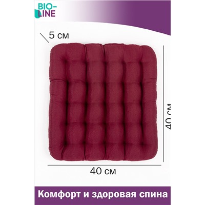 Подушка для мебели Bio-Line с гречневой лузгой PSG25 НАТАЛИ, 879649