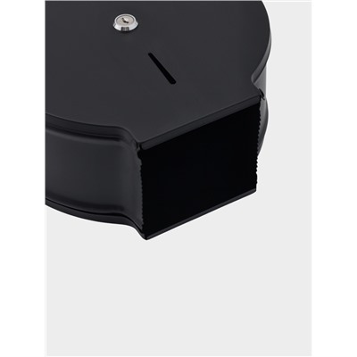 Диспенсер для туалетной бумаги Stölz, втулка 6 см, нержавеющая сталь, чёрный