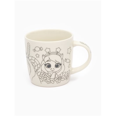 Роспись кружки и шара красками «Лошадки», 300 мл