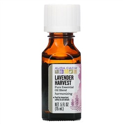 Aura Cacia, смесь чистых эфирных масел, «Букет лаванды», 15 мл (0,5 жидк. унции)