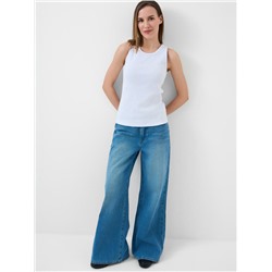 Брюки текстильные джинсовые для женщин