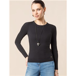 Джемпер тонкой вязки из вискозы с нейлоном