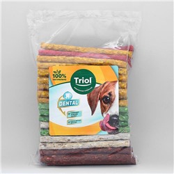 Лакомство пресс. палочки Triol DENTAL, для собак, d=1 см × 13 см, 8-10 г, 100 шт.