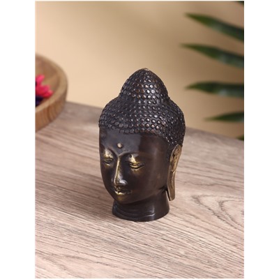 Сувенир «Голова Будды», 6×7×11 см, бронза