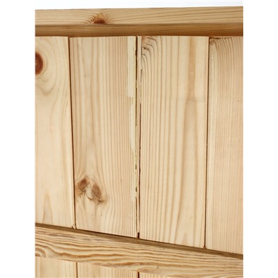 УЦЕНКА Дверной блок для бани, 180×70 см, из сосны, на клиньях, массив