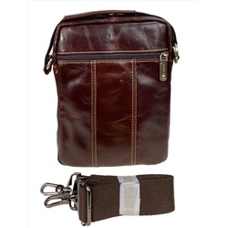 Сумка мужская из натуральной кожи, цвет коричневый