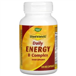 Nature's Way, Fatigued to Fantastic!, Daily Energy B Complex, 120 Veg Capsules