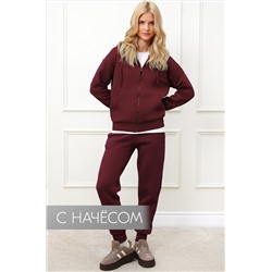 Женский костюм из футера с начесом Happyfox