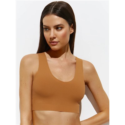 Omsa Топ 4. OmD 1143B Invisible Ribana Майка "Топ" женская (кроп-топ на широких бретелях с вкладышами), PA