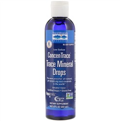 Trace Minerals Research, ConcenTrace, микроэлементы в форме капель, 237 мл