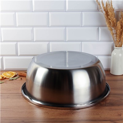 Чаша-салатник 40 см нержавейка 9,5 л h=14.5 см / 40-594 /уп 40/ 0.747