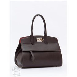 Сумка женская кожаная 1049M coffee Polina&Eiterou