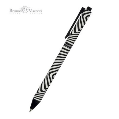 Ручка автоматическая шариковая 0.5мм "ArtClick. Оптическая иллюзия" синяя 20-0281/20 Bruno Visconti