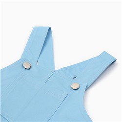 Сарафан джинсовый KAFTAN, размер 32 (110-116 см), голубой