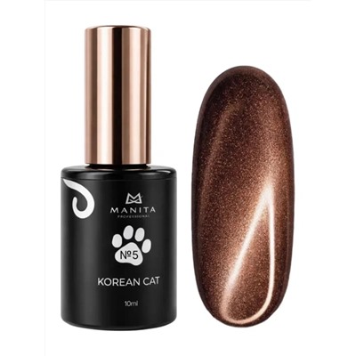 MANITA Гель-лак для ногтей с эффектом кошачьего глаза / Korean Cat №05, 10 мл 28443