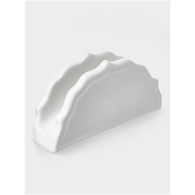 Салфетница WY Renessans, 14×3.5×7.5 см, фарфор, белая