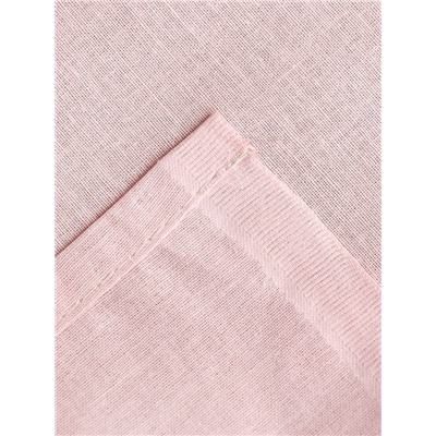 Простыня евро «Этель», 220×240 см, розовая, хлопок 100%, поплин