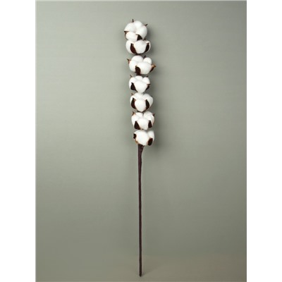 Цветок искусственный 65 см белый / 255-1W /уп 60/240/