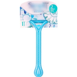 Станок для бритья одноразовый для ЖЕНЩИН Dʤɪˈlett Симпли ВИНУС-2 (Сатин Care Plus Women)(1 шт.) (Оригинал)