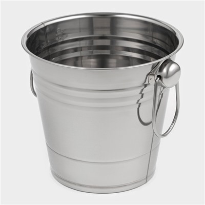 Ведро для льда, 2.5 л, 17×15.5 см, нержавеющая сталь