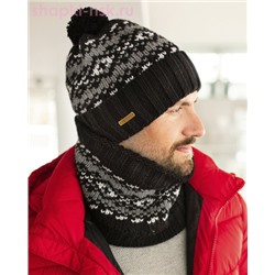 MM 446 F 446 Комплект мужской флис (шапка+снуд)