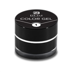 BHM Professional Гель-краска с липким слоем, черный, 5 мл 12058