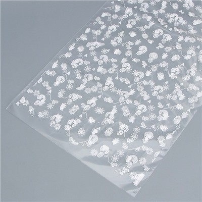 Пакет подарочный новогодний пропиленовый «Снеговики», 24×39 см