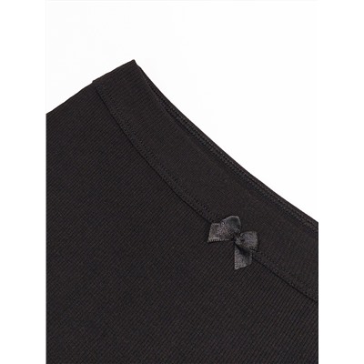 5111-02 Трусы шорты для девочки черные (BAYKAR)