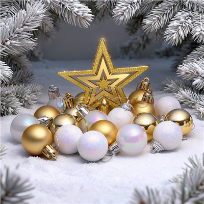 Набор новогодних украшений "Яркие впечатления"