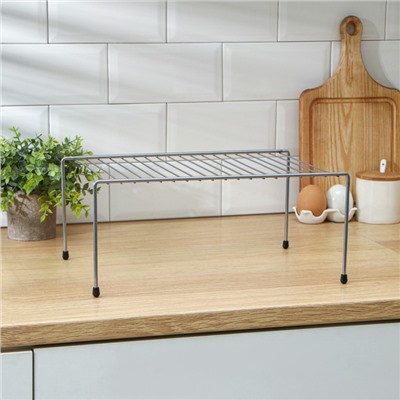 Полка для шкафа, 31×23.5×15 см, хром