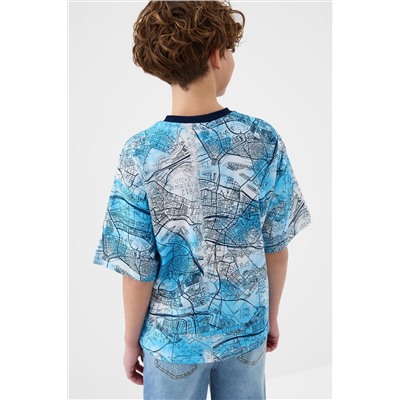 Фуфайка трикотажная для мальчиков (футболка) PLAYTODAY, 1243837