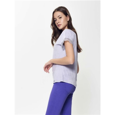 Топы CONTE LD 917 Топ с эффектом замши и деликатным кружевом