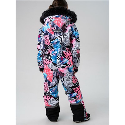 Комбинезон текстильный с полиуретановым покрытием для девочек