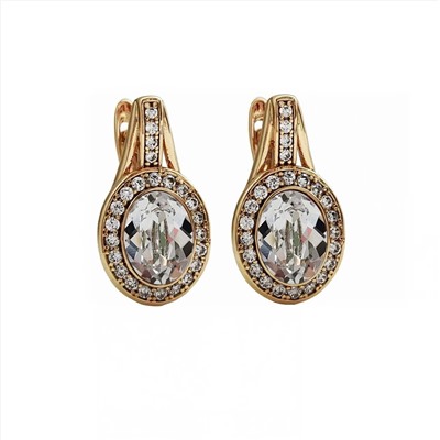 Серьги с кристаллами Swarovski
