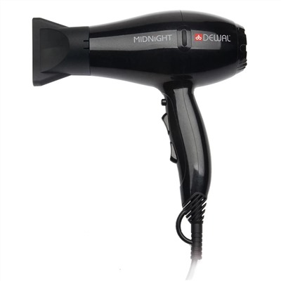 Dewal Профессиональный фен для волос / Midnight 03-107 Black, черный, 2000 Вт 17951