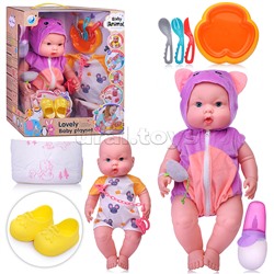 Пупс "Сашенька" с аксессуарами , в коробке