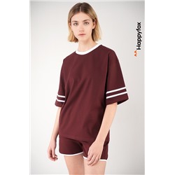 Женский костюм оверсайз из хлопка Happyfox