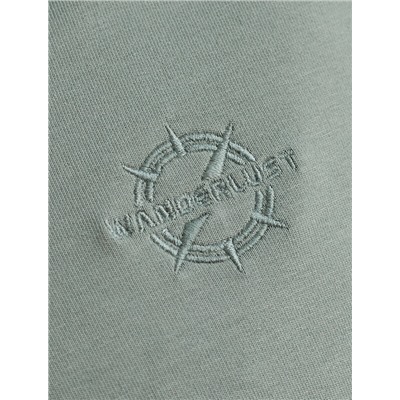 Свитшот с воротом стойкой на молнии из эластичного футера двухнитки