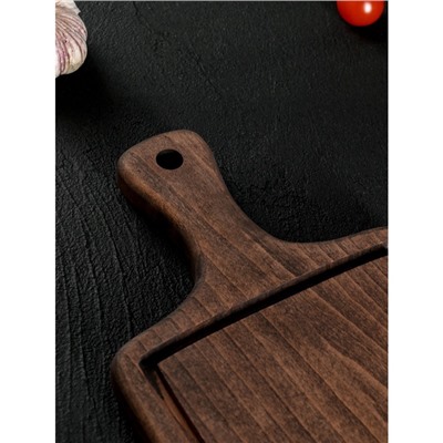 Набор деревянных разделочных досок на подставке Wild Kitchen, 37.5×17.5×2 см и 32×15 см, бук темный