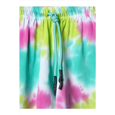 Комплект трикотажный для девочек: фуфайка (футболка), шорты PLAYTODAY, 1243353