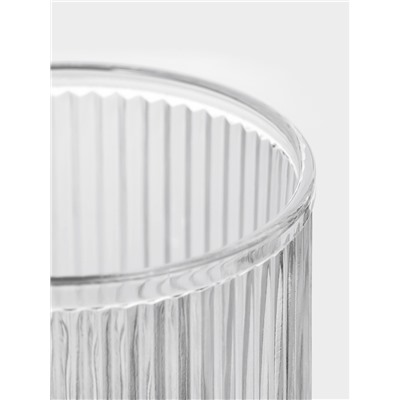 Кружка «Грани», 350 мл, 8.5×9.5 см, боросиликатное стекло, прозрачная