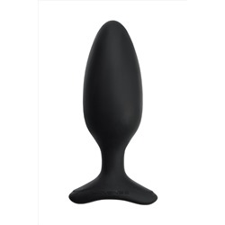Черная анальная втулка LOVENSE Hush 2 (M) - 13,5 см.