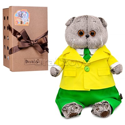 Кот Басик в ярком костюме